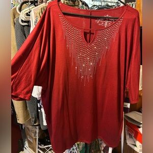 Dark red women’s shirt